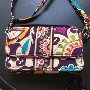 Vera Bradley RFID all in one Crossbody Plum Crazy